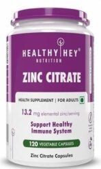 HealthyHey Nutrition Zinc Citrate, Supports Immune and Immunity - 120 Veg Capsules - Fast UK Delivery - Image 2