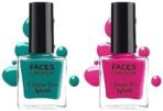 FACESCANADA Splash Nail Enamel, Pink Flemenco 21, 8 Ml And Faces Glossy Finish Splash Nail Enamel, Bahama Breeze 58, 8 Ml - Fast UK Delivery - Image 2