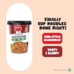 VEEBA Wok Tok Instant Cup Noodles Manchurian | Made with no palm oil| no maida | no added MSG, Vegetarian, 92.5 gram - Fast UK Delivery - Image 7