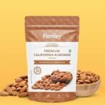 Farmley California Almonds Whole 250g | High Fiber & Protein | Premium Badam Giri | Value Pack (Pack of 1) - Fast UK Delivery - Image 4