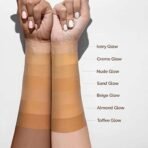 Mamaearth Glow Serum Medium Foundation Dewy With Vitamin C & Turmeric For 12-Hour Long Stay - 01 Ivory Glow - 30 Ml, Normal - Fast UK Delivery - Image 6