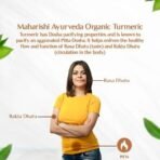 Maharishi Ayurveda 100% OrganicTurmeric Capsules 500 MG |Boosts Immunity | Joint Support | Anti-Inflammatory | Supports Skin Health | 60 Capsules - Fast UK Delivery - Image 3