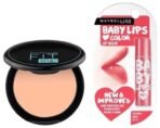 Maybelline New York Compact Powder normal to oily Skin Matte,Natural Finish, 115 Ivory, 6g & New York Lip Balm, With SPF, Cherry Kiss, 4g - Fast UK Delivery - Image 2