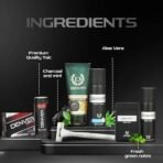 DENVER Black Code Men's Grooming Kit 7 in 1 Combo Grooming Kit For Men | Shaving Kit for Men | Gift Set for Men | Travel Grooming Kit | Valentine Gift For Men | Free Travel Pouch Inside - Fast UK Delivery - Image 5