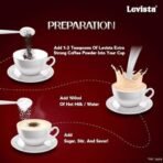 Levista Extra Strong Instant Coffee (Pouch) (1 Kg) | Strong Blend of 57% Coffee & 43% Chicory| Caffeine Coffee with Rich Bold Flavour for an Energising Experience - Fast UK Delivery - Image 6