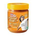 Dr. Oetker FunFoods Peanut Butter+ 100% Organic Honey Crunchy | 375g | No Refined Sugar | Sweetened With Honey | Rich in Protein, Vitamin B6 & B3 | Breakfast Spread - Fast UK Delivery - Image 2
