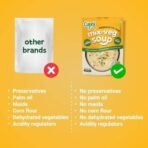 CURRYiT Mix Veg Soup 55 g (Pack of 2) | Tasty & Fresh Vegetables Flavor | First-Ever Instant Premix Soup in Thick Paste Form | Ready to Cook & Eat Food in Just 1 Minute |No Preservatives & Corn Flour - Fast UK Delivery - Image 5