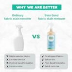 Born Good Plant-based & Bio-enzymes Fabric Stain Remover For Clothes, Sofa Removes Tough Stains & Period Stains Biodegradable, Non-Toxic, Eco-Friendly and Pet & Baby Safe | 500ml Spray - Fast UK Delivery - Image 5