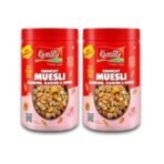 Kwality Muesli Crunchy Almond, Raisins and Honey, Goodness of Multigrain, High in Fibre Source of Vitamin,Iron and Protein 1Kg 2 [Pack 2] - Fast UK Delivery - Image 2