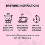 Bechef Flower Tea - Rose Lemon Grass Tea - 25 gm || Allergen Free || Rose & Lemon Blends || Fusion Tea || Skin care Tea || Healthy Tea || Bechef Flowers Tea - Fast UK Delivery - Image 5