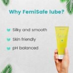 FemiSafe Ease Lube | Glycerin free & Water Based Lubricant | with banana & Aloe vera extract | non staining & prevent dryness | Skin friendly | 50 g - Fast UK Delivery - Image 5