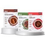 CURRYiT Taste of India Mini Combo | Chettinad Chicken, Kashmiri Rogan Josh & Calcutta Kosha Mangsho | Ready in 30 Mins | Made with Ghee | Ready To Cook Indian Masala Gravy (Pack of 3-120g Each) - Fast UK Delivery - Image 2