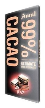 Amul 99% cacao Chocolate 125g pack of 2 - Fast UK Delivery - Image 2