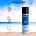 Bella Vita Luxury Citrus Fresh Wave Combo For Unisex, Pack Of 2 Premium Long Lasting Fragrance Scent - Skai Aquatic 100 Ml & Skai Body Liquid Parfum Deodorant 150 Ml, 2 Count - Fast UK Delivery - Image 5