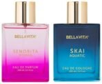 Bella Vita Luxury Skai Aquatic Unisex Liquid Eau De Cologne Senorita Woman Edp, 100 Ml,Assorted - Fast UK Delivery - Image 2