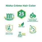 Nisha Copper Red Cream Hair Colour For Highlight Hair Colour For Men and Women 100% Grey Coverage Hair Colour With Natural Herbs and Henna Extracts For Hair Care Pack of 1 - Fast UK Delivery - Image 6