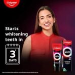Colgate Visible White O2, Teeth Whitening Toothpaste (50g) for noticeably whiter teeth starting in 3 days. Peppermint Sparkle with Active Technology, Enamel Safe Teeth Whitening (Pack of 2) - Fast UK Delivery - Image 3
