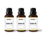 Beaface Combo Pack Castor Oil 50ml (Pack of 3) Diffuser Oil Bath/Massage for Health Skin - Image 2