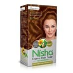 Nisha Cream Hair Color Combo Pack of Golden Brown 120gm Jumbo + 40gm Sachet Pack - Fast UK Delivery - Image 3