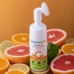 Mamaearth Vitamin C Face Wash with Foaming Silicone Cleanser Brush Powered by Vitamin C & Turmeric - 150ml - Fast UK Delivery - Image 4