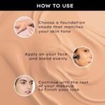 FACESCANADA Flawless Matte Foundation - Medium Natural,30 Ml|3-In-1 Foundation+Moisturizer Cream For All Skin Types+Concealer|12 Hr Hydration+Spf 18 Hd Matte Coverage|Lightweight|Anti Ageing,Pack Of 1 - Fast UK Delivery - Image 7
