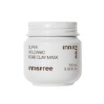 Innisfree Super Volcanic Pore Clay Mask 2X 100ml, with Triple exfoliation with Volcanic Clusters & AHA, All-in-one pore care mask, Oily & Combination Skin Type, Korean Face Mask - Fast UK Delivery