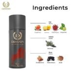 DENVER Sporting Club Rider Deo & Goal Deo (200ML Each, Pack of 2) Long Lasting Deodorant Spray - For Men - Fast UK Delivery - Image 7