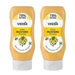 Veeba Honey Mustard Dressing, 300g - Pack of 2 - Fast UK Delivery