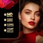 FACESCANADA Comfy Matte Creme Lipstick - Over And Out, 4.2G | Long Stay | Creamy Matte Finish | Intense Color | Super Hydrating & Nourishing | Single Stroke Smooth Application - Fast UK Delivery - Image 6