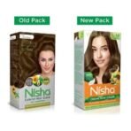 Nisha Cream 5.0 Light Brown Hair Color, No Ammonia, Long-Lasting, Hair Colour For Women Fast Shipping to USA & Canada - Image 3