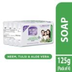 BoroPlus Antiseptice & Moisturising Soap - Neem Tulsi Aloevera (Buy 3 get 1 Free) Pack of 4 - Fast UK Delivery - Image 3