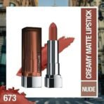 Maybelline New York Matte Lipstick, Intense Colour, 673 Midtown Pink, 3.9g & Maybelline New York Matte Lipstick, 660 Touch of Spice, Color Sensational Creamy Matte Lipstick, 3.9g - Fast UK Delivery - Image 4