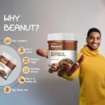 Beanut Chocolate Creamy Peanut Butter 510gm | 19gm Protein | 100% Vegan Peanut Butter, 100% Pure Roasted Peanut | High in Protein Spread, Gluten & Cholesterol Free, Nut Butter - Fast UK Delivery - Image 5
