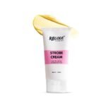 recode Strobe Natural Cream Gold 25Ml | | Primer + Highlighter + Moisturizer | Instant Illumination & Hydration With Shea Butter & Hyaluronic Extracts - Fast UK Delivery
