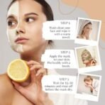 Deewal Premium Vitamin C Clay Face Mask | Brightening & Anti-Aging Face Pack | 100% Vegan & Natural | With Vitamin C & Kaolin Clay for Skin Illumination | Deep Cleansing & Hydration | Suitable for All Skin Types - Fast UK Delivery - Image 5