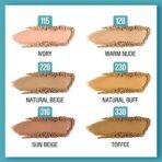 Maybelline New York Fit Me Matte+Poreless Liquid Foundation & Compact Powder, Fit Me Shade 115 Ivory, Everyday Base, Flawless Base Makeup,Oily Skin, Combo Pack, Effortlessly Glam Face, Beige - Fast UK Delivery - Image 6