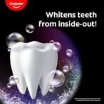 Colgate Visible White O2, Teeth Whitening Toothpaste (50g) for noticeably whiter teeth starting in 3 days. Peppermint Sparkle with Active Technology, Enamel Safe Teeth Whitening (Pack of 2) - Fast UK Delivery - Image 5