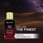 Bella Vita Luxury Men Oud Dark Eau De Parfum Intense Liquid Perfume With Grapefruit, Orris, Vetiver |Woody, Musky Long Lasting Edp Fragrance Scent 100 Ml - Fast UK Delivery - Image 6