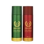 DENVER Hamilton Deo & Honour Deo - 200ML Each (Combo Pack of 2) | Long Lasting Deodorant Body Spray for Men - Fast UK Delivery - Image 2