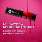 SUGAR Cosmetics Partner In Shine Transferproof Glossy Lipstick | Lasts upto 24hrs | Transferproof & Smudgeproof - 3ml - 01 Cinnamon Champagne - Fast UK Delivery - Image 5