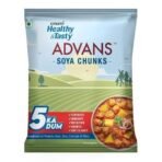 Emami Healthy & Tasty Advans SOYA Chunks 1kg Pouch - Family Pack - Fast UK Delivery - Image 2
