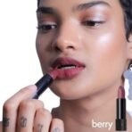 Ruby's Organics Semi-Matte Lipstick for Women All Indian Tones- Highly Pigmented, Moisturizing, Non Drying, Lightweight and Long Lasting- Lip Makeup, Synthetic Chemical Free- Berry, 3.7g - Fast UK Delivery - Image 6