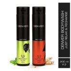 DENVER Just Relax & Recharge Body Wash - 200ml Each (Combo Pack of 2) | Enriched with Tea Tree Extracts - Stress Relief, Skin Nourishment Cleansing Shower Gel for Men - Fast UK Delivery - Image 3