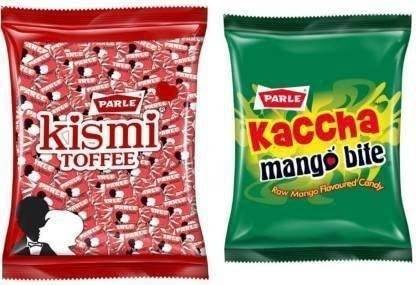 uk41haY02DHXL-1-1.jpg PARLE Kaccha Mango bite and kismi Combo Pack Sweet Toffee (2 x 100 Pieces) ORENGE Candy (200 g) - Fast UK Delivery - Image 1