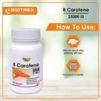 Beta Carotene 25000Iu - 60 Capsules - Fast UK Delivery - Image 7