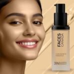 FACESCANADA Flawless Matte Foundation - Medium Natural,30 Ml|3-In-1 Foundation+Moisturizer Cream For All Skin Types+Concealer|12 Hr Hydration+Spf 18 Hd Matte Coverage|Lightweight|Anti Ageing,Pack Of 1 - Fast UK Delivery - Image 4