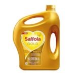 Saffola Gold Refined Cooking oil | Power of 3 - Balance of Good Fats, Triple Anti-Oxidant System & Fortified with Vitamins | Multi-Source Edible Rice Bran & Corn Oil | 3 Litre Jar - Fast UK Delivery - Image 2