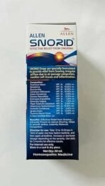 KRIG'S Allen Snorid Drops Homeopathic-Relief Drops-30Ml Bottle-30 Days Pack - Fast UK Delivery - Image 6