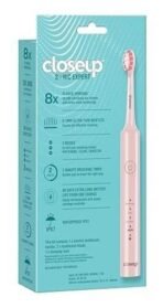 Closeup Sonic Expert Electric Toothbrush for Adults, Pack of 1+2 Heads (Pink) - Fast UK Delivery - Image 3