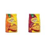 Saffola Masala Oats Classic Masala - 500 gm and Masala & Coriander - 500 gm - Fast UK Delivery - Image 2